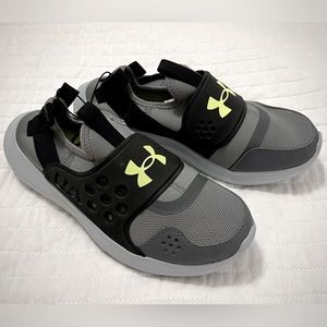 New! Youth Under Armour Slip-on Sneakers, Boys Size 5.5